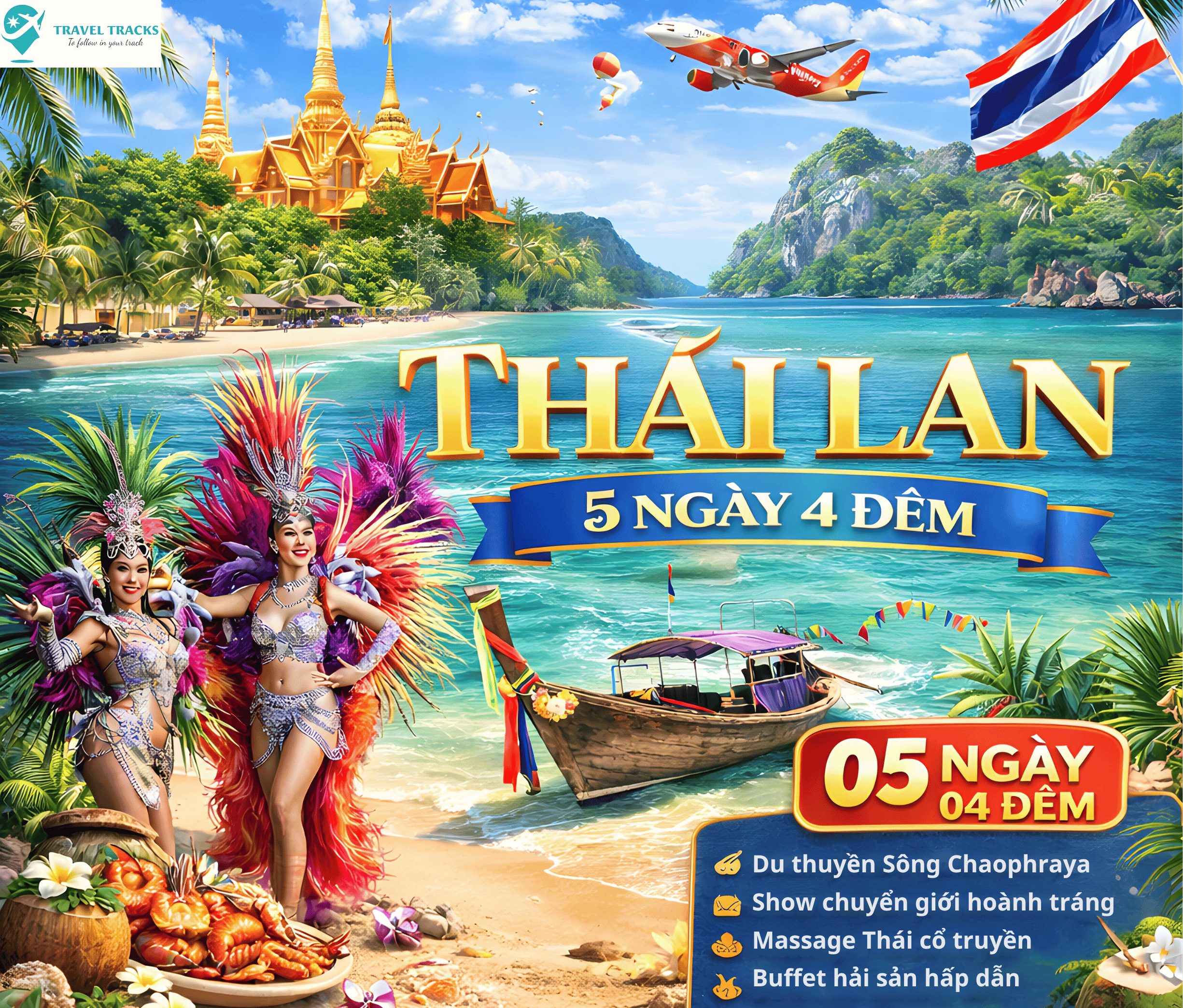 Tour Du Lịch Thái Lan – 5 Ngày 4 Đêm