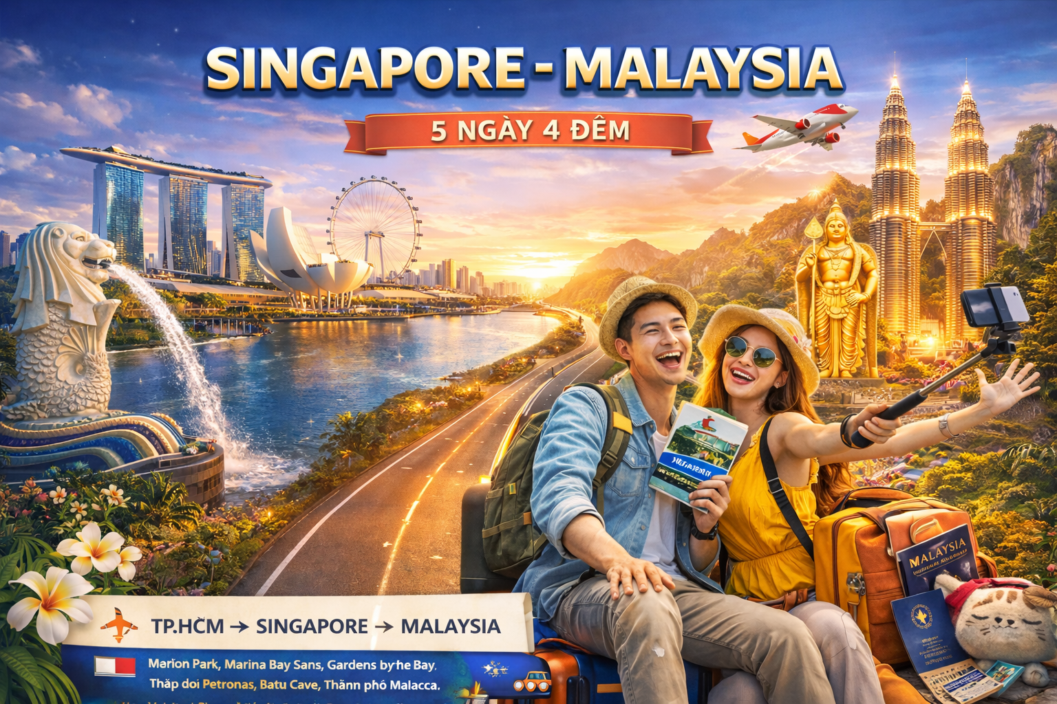 Khám phá Singgapore – Malaysia 5N4Đ