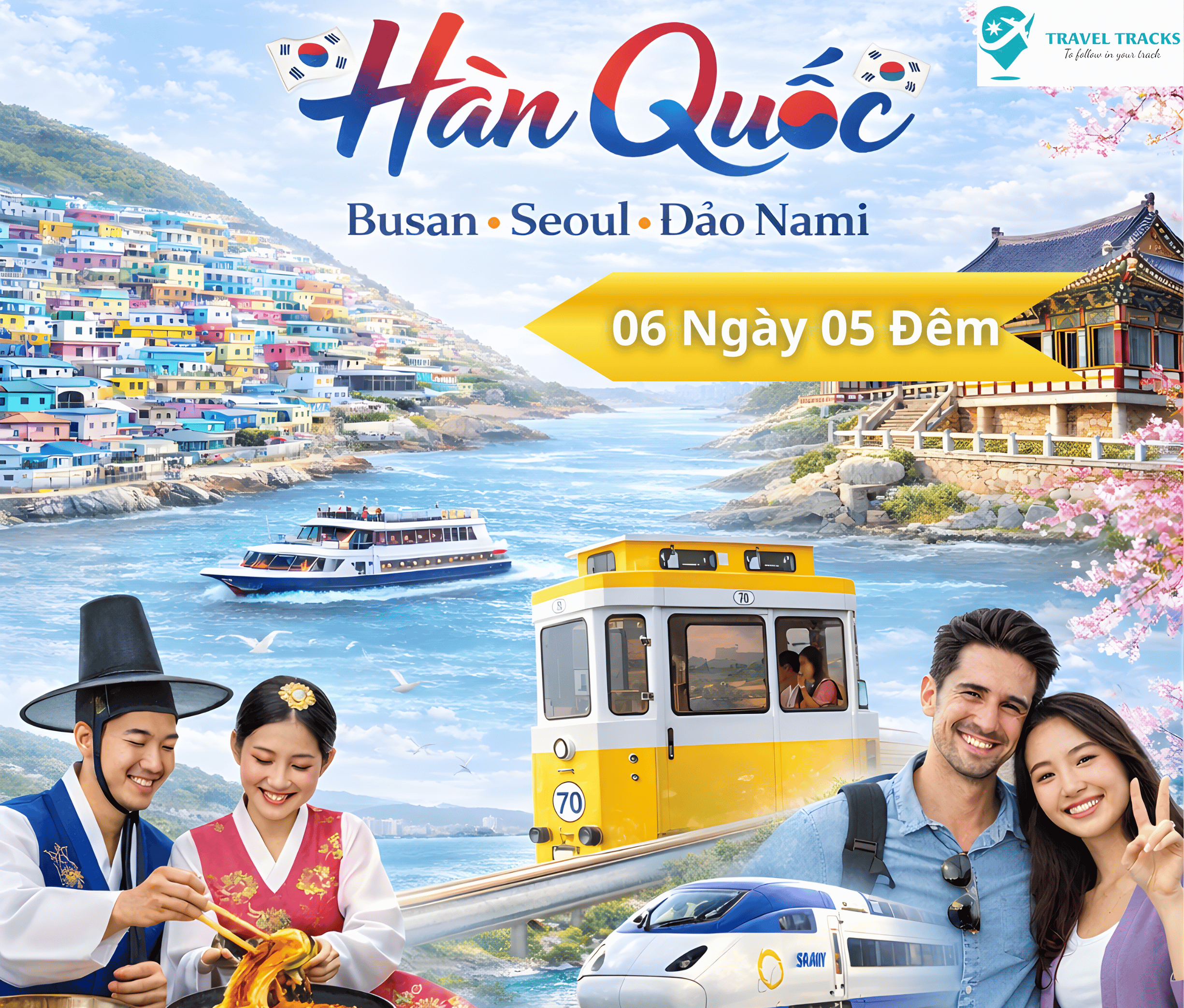 TOUR HÀN QUỐC – 6 NGÀY 5 ĐÊM