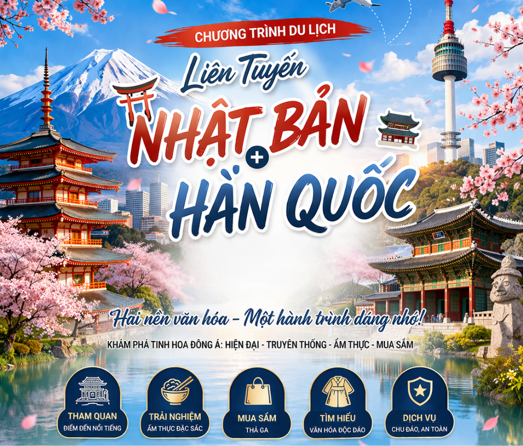 (CHÂU Á) NHẬT BẢN – HÀN QUỐC – 9 NGÀY 8 ĐÊM