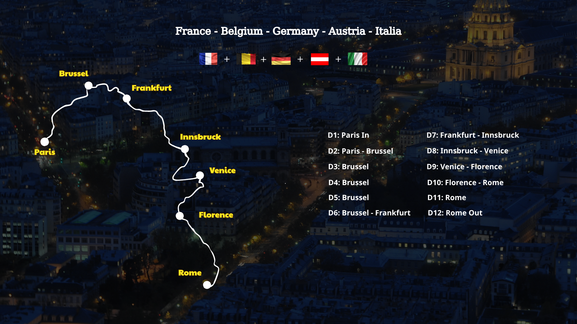 CUNG ĐƯỜNG MỚI TẠI CHÂU ÂU