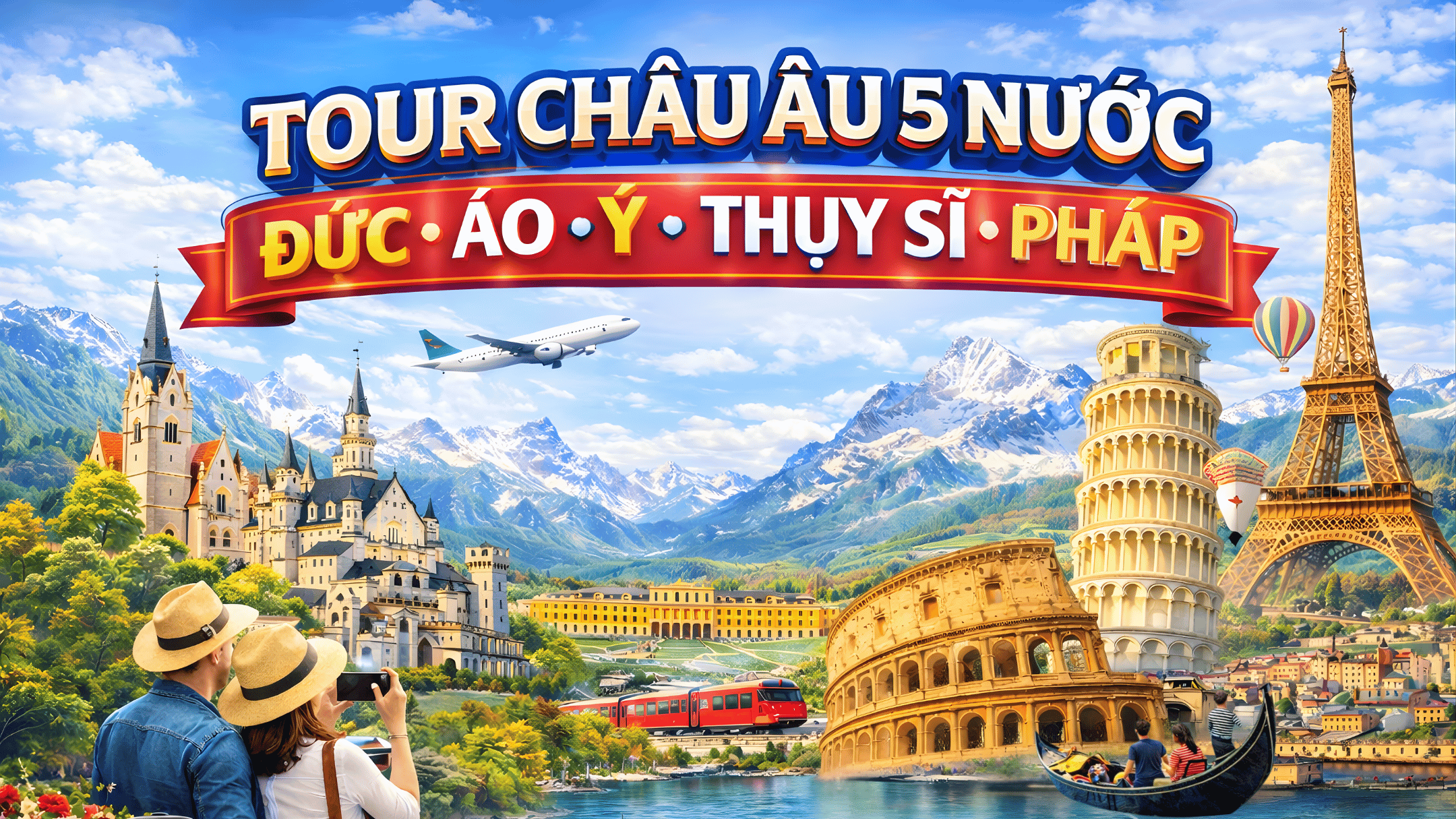 ĐỨC - ÁO - Ý - THỤY SĨ - PHÁP