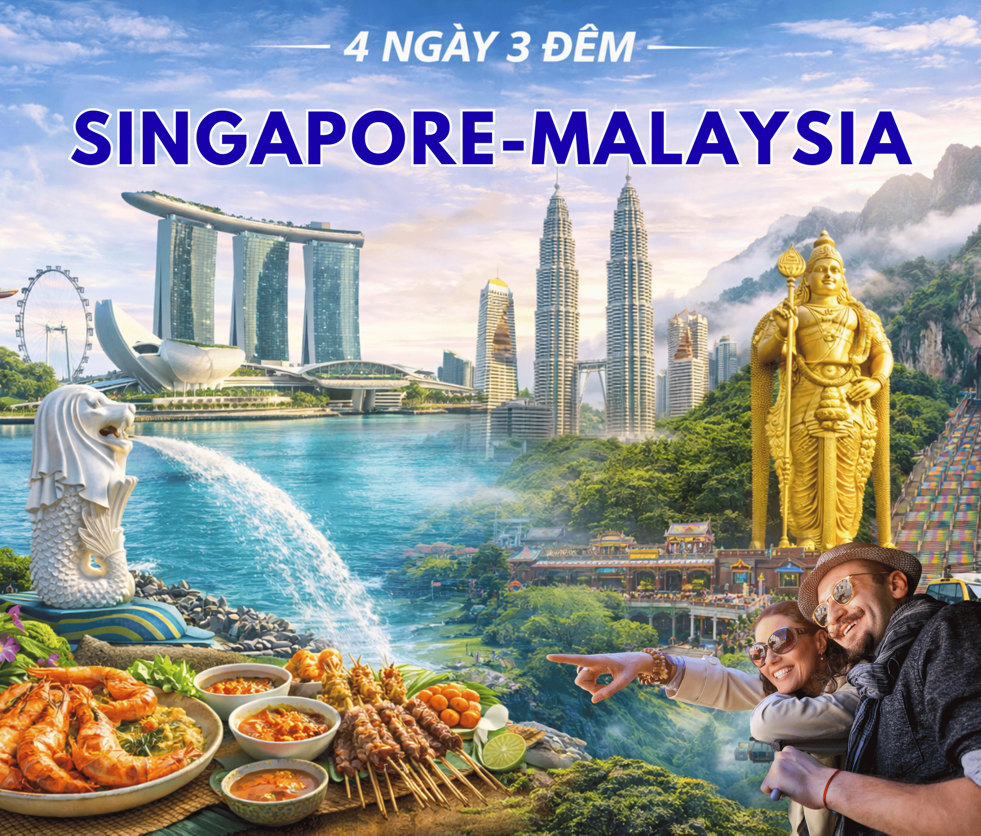 Một Hành Trình 2 Quốc Gia Sing – Mã 4N3Đ