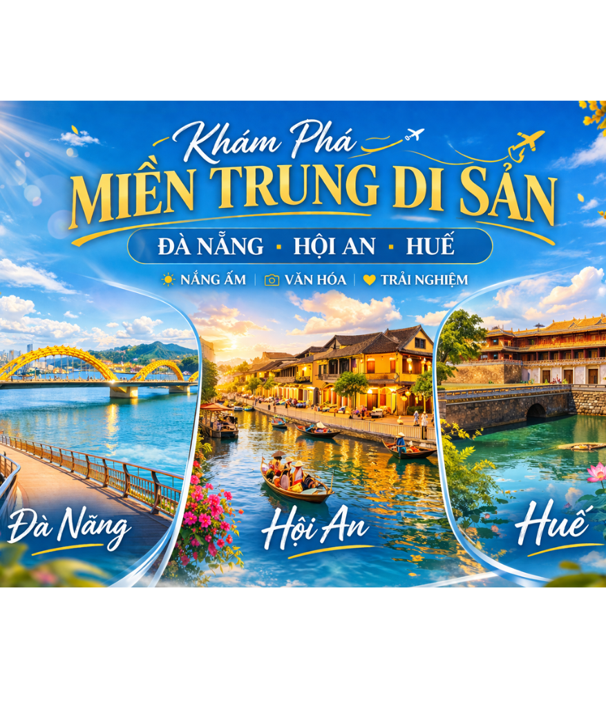 HCM – ĐÀ NẴNG – HỘI AN – HUẾ
